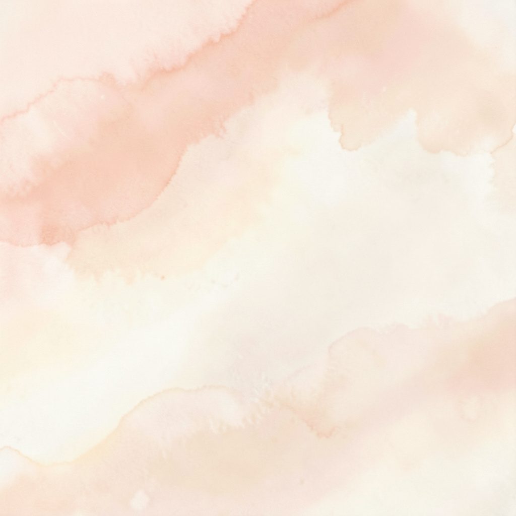 Soft warm-toned abstract composition with blush and cream textures, gentle light gradients, and an airy romantic mood.